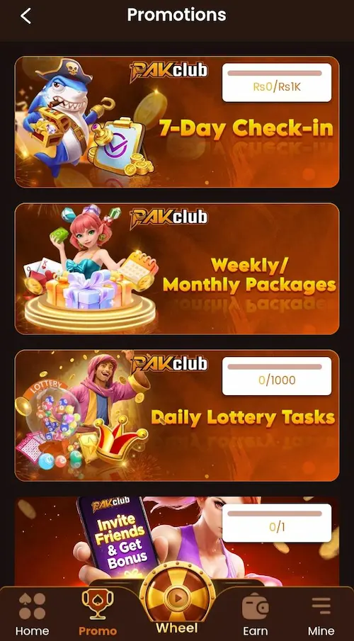 pakclub game