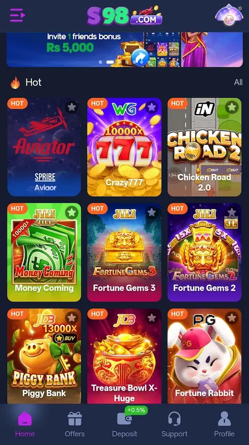 s98 game